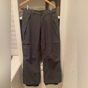 DC women ski snowboard pant small 5000mm waterproof gray